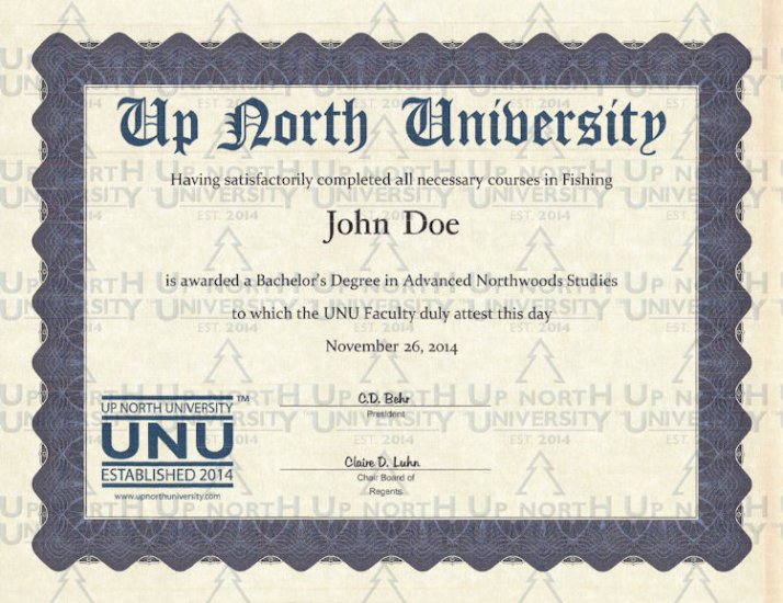 (image for) Diploma, Available for Purchase After Bachelor's Exam is Passed - Click Image to Close