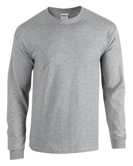 (image for) Long-sleeve T-shirt, Adult, 100% Cotton - Click Image to Close